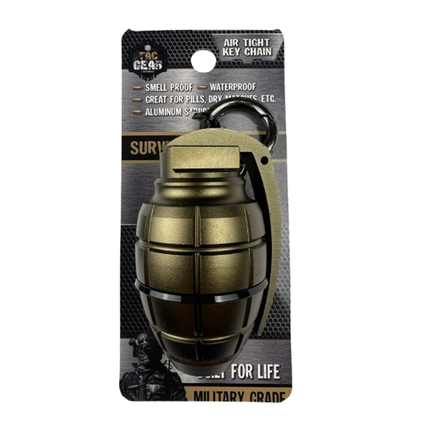 Tac Gear Smell Proof, Water Proof, Aluminum Storage Grenade